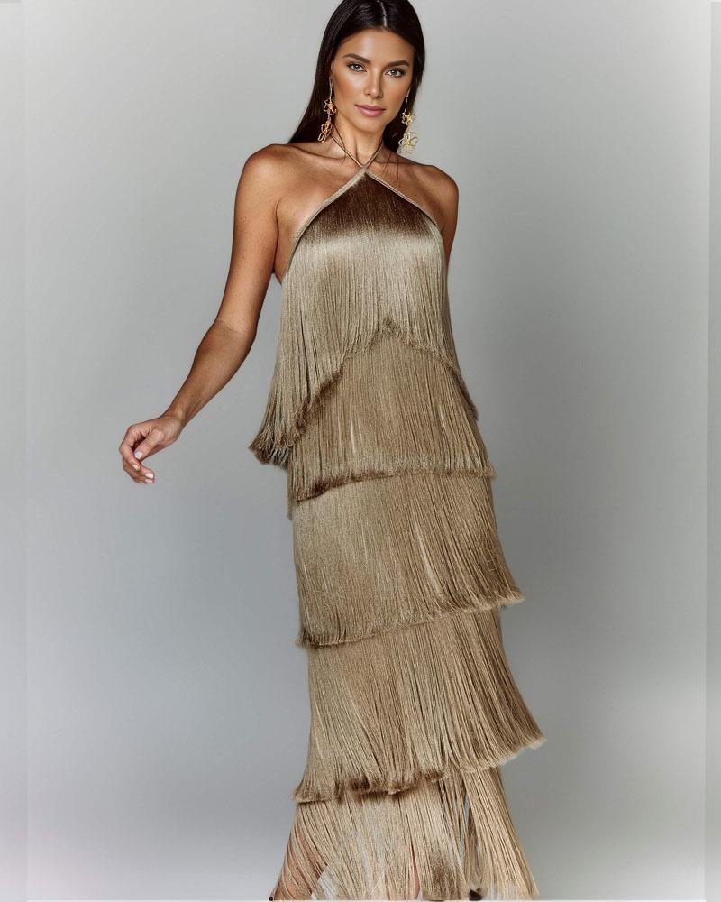 Chic Fringed Dress for a Fashion-Forward Look